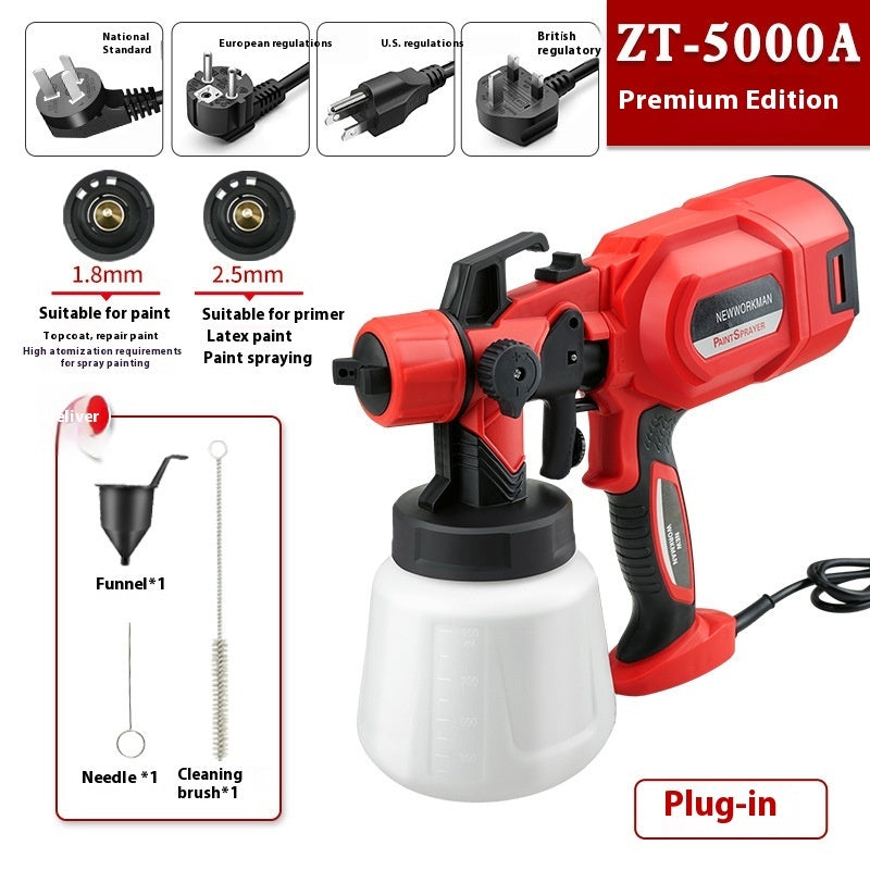 Lithium Electric Spraying Machine Disinfectant Fluid Spray Paint Latex Paint Electric Spray Gun