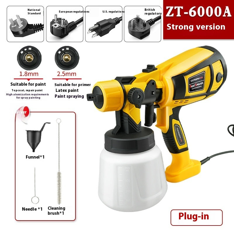 Lithium Electric Spraying Machine Disinfectant Fluid Spray Paint Latex Paint Electric Spray Gun