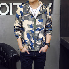 Men's Slim Camouflage  Jacket Fashion  Clothes