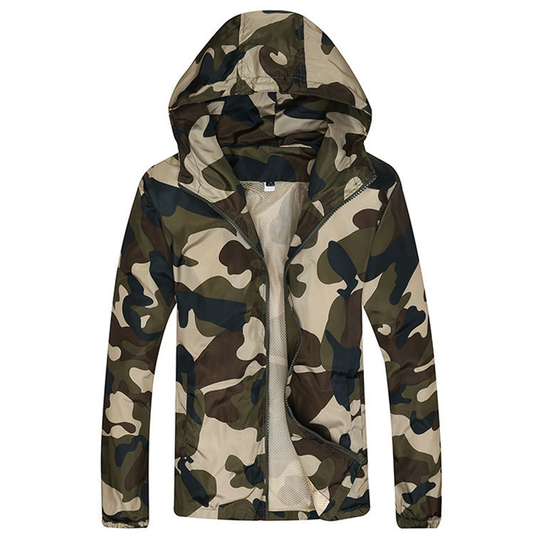 Men's Slim Camouflage  Jacket Fashion  Clothes