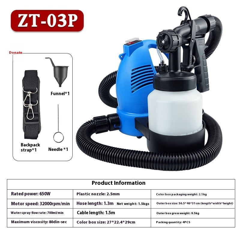 Lithium Electric Spraying Machine Disinfectant Fluid Spray Paint Latex Paint Electric Spray Gun