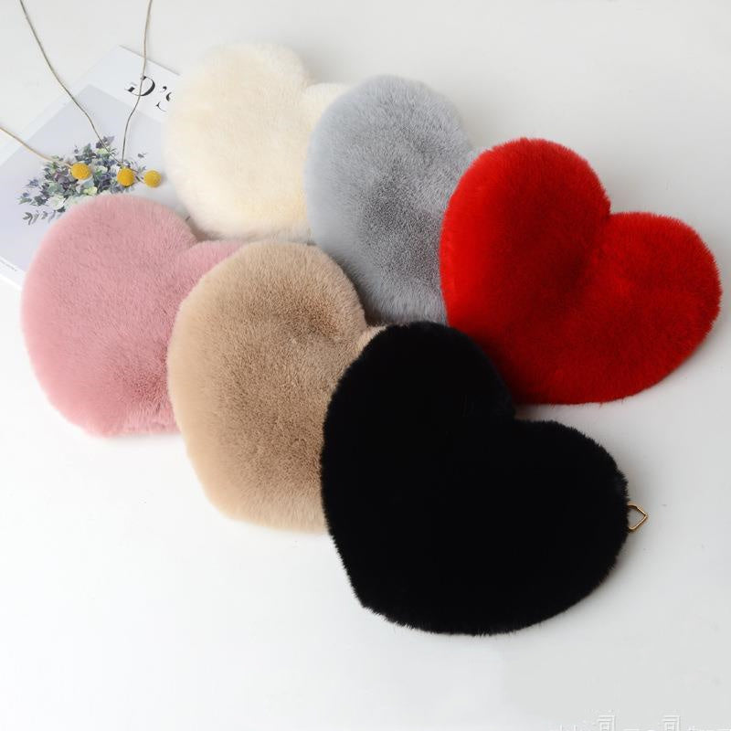 Love Bags For Women Plush Chain Shoulder Bags