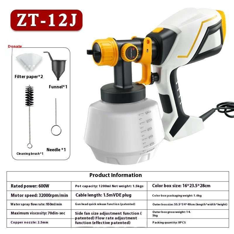 Lithium Electric Spraying Machine Disinfectant Fluid Spray Paint Latex Paint Electric Spray Gun