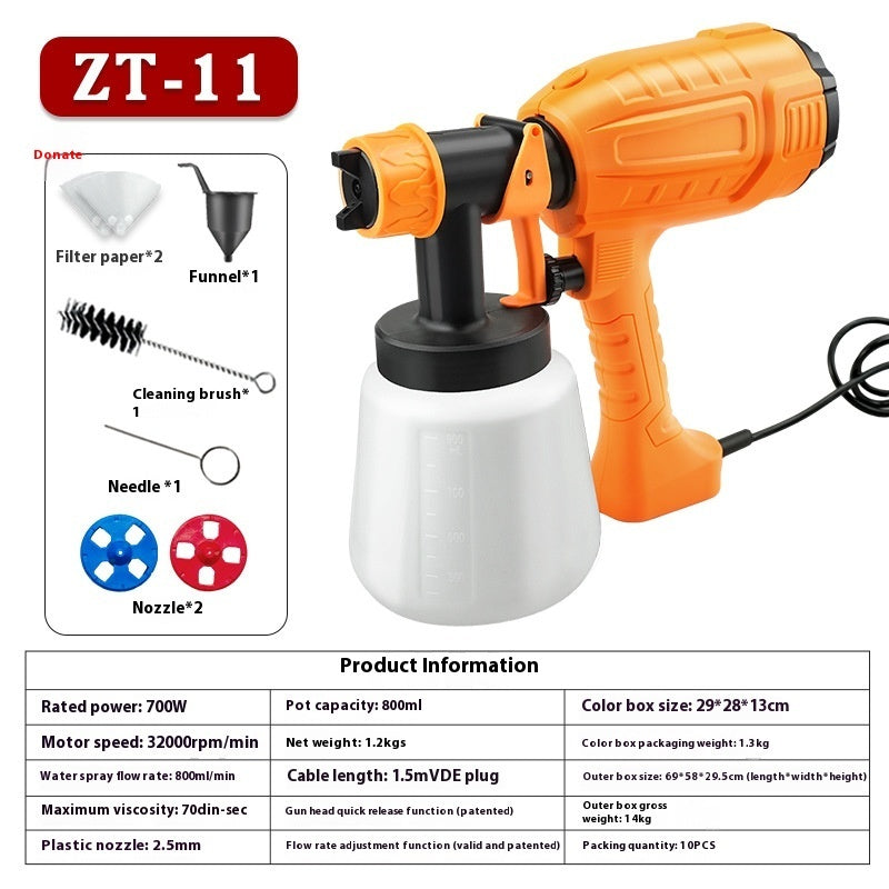 Lithium Electric Spraying Machine Disinfectant Fluid Spray Paint Latex Paint Electric Spray Gun